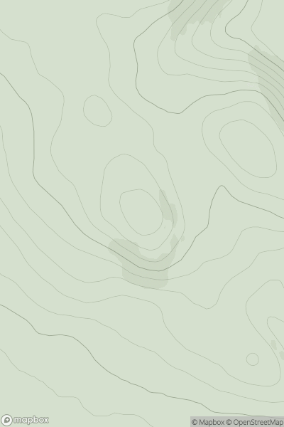 Thumbnail image for Creag Mhor [Loch Tay to Perth] showing contour plot for surrounding peak